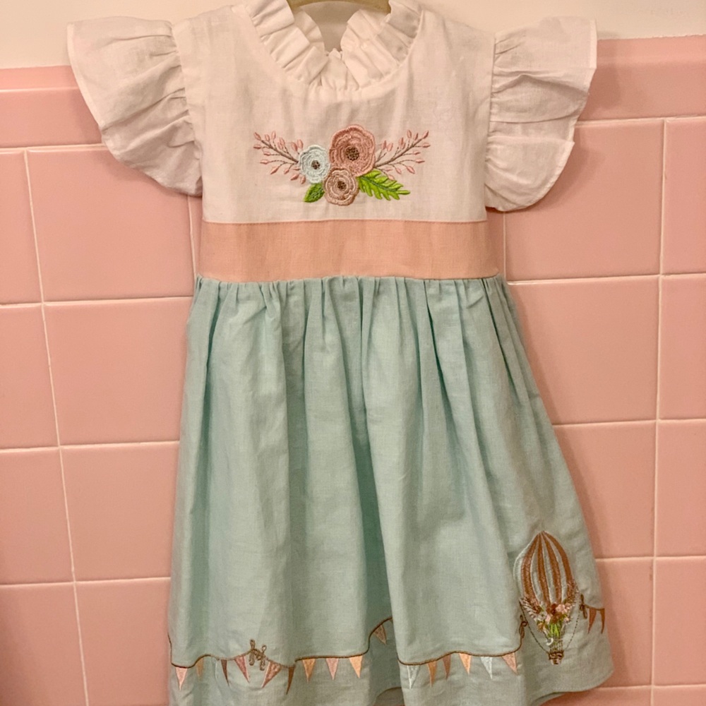 Evie’s Closet linen dress, 2T